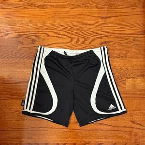 Adidas ClimaLite Athletic Shorts in Black and White